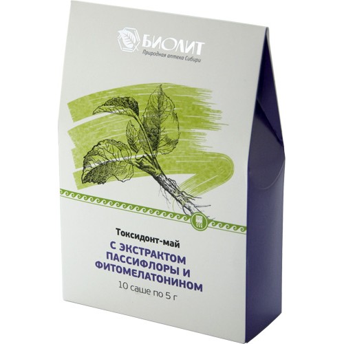 Купить Токсидонт-май с экстрактами пассифлоры и фитомелатонином  г. Череповец  